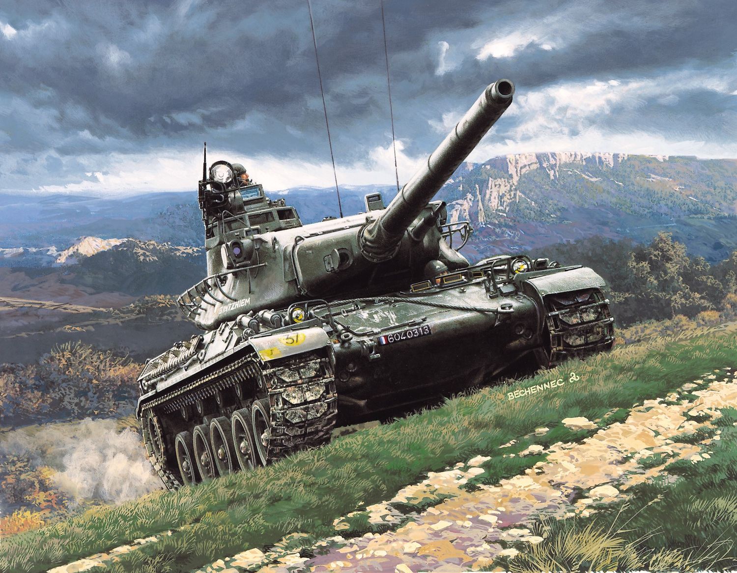 49899 - AMX 30/105  en taille rel